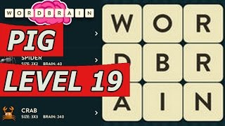 WordBrain Pig Level 19 Answers AndroidIOS [upl. by Airotkiv]