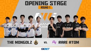 MONGOLZ vs RARE ATOM  PWE Shanghai Major 2024  Opening stage  Day 1  MN cast [upl. by Itsym284]