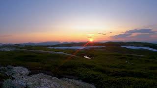 Sunset in Lifjell Telemark Norway [upl. by Tillfourd]