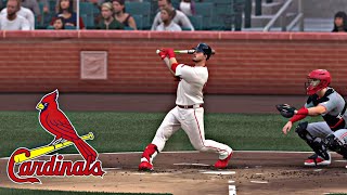 St Louis Cardinals vs Cincinnati Reds MLB the Show 24 4K [upl. by Melborn]