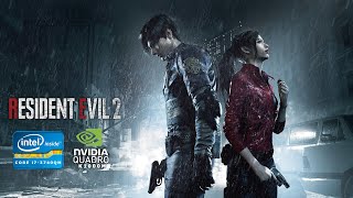 Resident Evil 2  i73740QM x nVidia Quadro K1000M [upl. by Yllaw181]