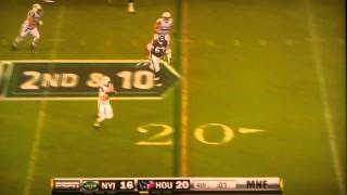 New York Jets Illegal Forward Pass Greg McElroy vs Houston Texans 8152011 [upl. by Satsok]