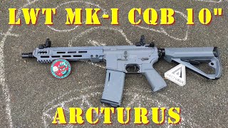 Airsoft  Arcturus LWT MKI CQB 10quot AEG sport French [upl. by Rodrigo915]