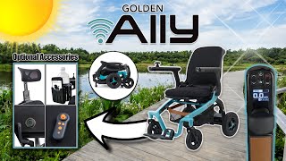 NEW ERA OF MOBILITY  Golden Ally GP303 Manual Folding Electric Mobility Power Wheelchair [upl. by Ellehs54]