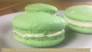 French Macarons  Italian method Macaron Recipe  Best Macaron Recipe [upl. by Dede]