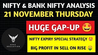 Nifty Tomorrow Prediction Bank Nifty Tomorrow Prediction21 NOVEMBER Tomorrow Market gap up or down [upl. by Napoleon165]