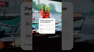 P1 para Lando Pole con lluvia GpBrazil2024 [upl. by Enyak]