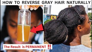 How To Darken Brown  Gray Hair at home  No Dye Needed  Amazing Results [upl. by Eseilenna17]