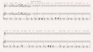 Alto Sax  Almost Blue  Chet Baker Sheet Music Chords amp Vocals [upl. by Hebrew515]