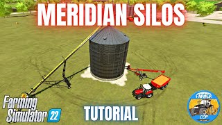 HOW TO USE THE MERIDIAN SILOS  Farming Simulator 22 [upl. by Eugenle]