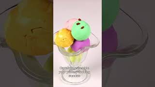 🍨Play Doh Ice Cream Sundae Surprise Eggs🍨 shorts hooplakidzhowto diyvideos [upl. by Mandler]