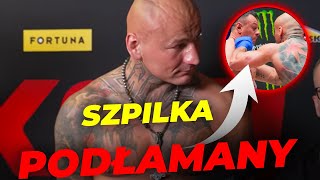 Chalidow zadał pytanie Szpilka odpowiada i komentuje przerwanie walki [upl. by Alwyn]