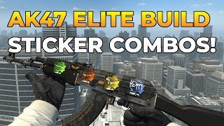 CSGO  AK47 Elite Build Sticker Combinations [upl. by Mohr]