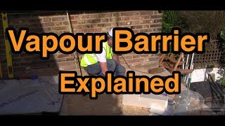 Warm Flat Roof Vapour Barrier Insulation Explained [upl. by Funk]