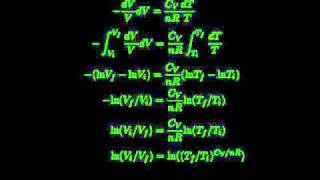 initial and final volume of ideal gas during adiabatic expansion [upl. by Alpheus]