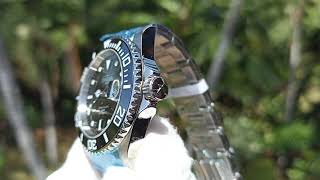 Davosa Ternos Ceramic Black Trialink Dive Watch [upl. by Orren156]