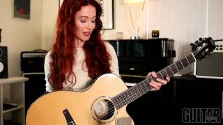 Watch Gretchen Menn demo the “standout” Cort GoldOC8 Nylon acousticelectric guitar [upl. by Hazeghi]