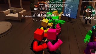 Roblox Frappè cafe  SCAM BOTS RETURN [upl. by Jewell]