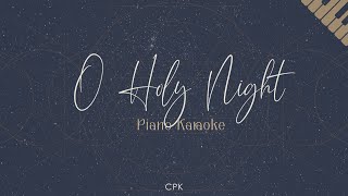 O Holy Night  Piano Karaoke Key of A [upl. by Anaihk]