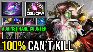 100 UNKILLABLE Anti Hard Counter Unlimited Skill Spam Octarine Core  Arcane Blink Sniper Dota 2 [upl. by Nnave]