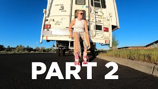 A week in my life living in my truck camper in Central Oregon [upl. by Calesta]