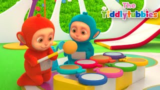 Tiddlytubbies PLAY FUN DRUMS  Official Season 4 Compilation [upl. by Hollah]