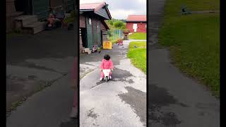 First day kindergarden kids kindergarten norway firstdayofschool montessori barnehage play [upl. by Akemahs66]