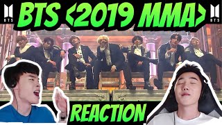 ENG 방탄소년단 2019 MMA 리액션  BTS 2019 MMA REACTION  방탄소년단 연말무대 리액션  BTS REACTION [upl. by Pablo]