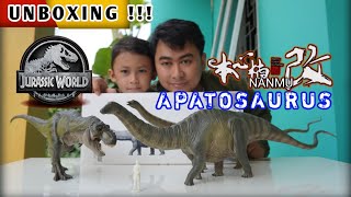 UNBOXING MAINAN DINOSAURUS JURASSIC WORLD NANMU STUDIO APATOSAURUS  JURASSIC WORLD EVOLUTION [upl. by Pet764]