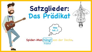 Satzglieder Das Prädikat erkennen und erfragen  kurz amp knackig  Deutsch [upl. by Lynn]