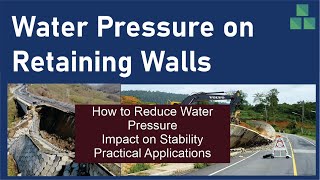 Water Pressure on Retaining Walls  How to Reduce [upl. by Edva]