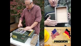 Building a Shadowbox with a Proxxon Table Saw and Reclaimed Palett Wood [upl. by Laen]