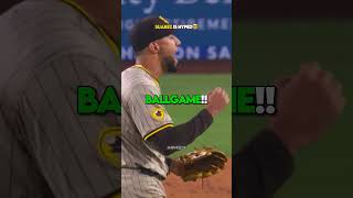 The Padres turn a TRIPLE Play to END the Game🤯 shorts [upl. by Obie927]