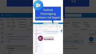 Outlook Regeln in 30 Sekunden SchrittfürSchritt erklärt deutsch [upl. by Sowell]