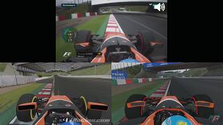 Suzuka  Real life vs iRacing vs rFactor 2 [upl. by Rashida]