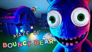 Trapped in a Maze With A Homicidal BEAR Maze of Bouncy Bear Game [upl. by Anthe729]