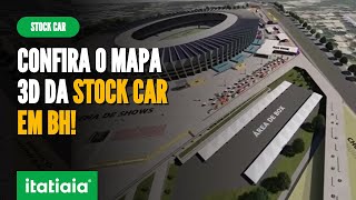 VEJA O MAPA 3D DO FESTIVAL DA STOCK CAR EM BELO HORIZONTE [upl. by Dhiren372]