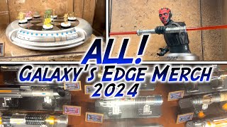 All Star Wars Galaxys Edge Merchandise 2024 [upl. by Darci]