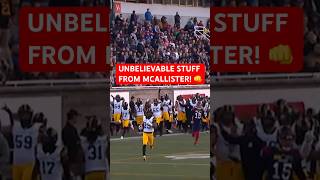 Tyreik McAllister with the most impressive kick return TD of the year cfl football cflfootball [upl. by Yrrol]