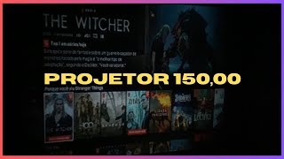 Projetor 15000 4k do AliExpress será que presta comprei Unboxing A2000 mini [upl. by Zela]