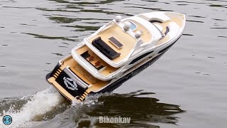 SUPER RC YACHT amp SPEEDBOAT IN ACTION TomBikonkav [upl. by Lednik542]