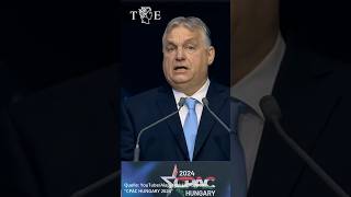 Grüne Lobby lügt im Ministerium Victor Orbán auf CPAC Hungary [upl. by Sillihp]