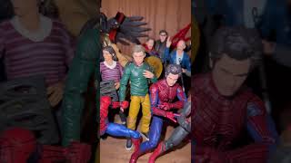 My MCU SpiderMan shelf spiderman actionfigures marvellegends [upl. by Erdnassac]