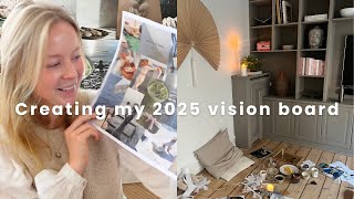 CREATING MY 2025 VISION BOARD  REFLECTING ON GOALS FROM 2024 [upl. by Rehtaeh689]