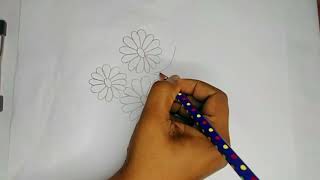 Cushion Cover Design Drawing Very Easy Tutorial by Sharifa khatun  Drawing amp Stitching [upl. by Gannes]