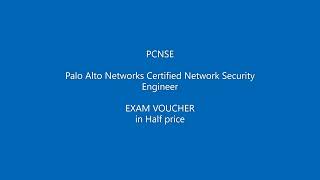 PCNSE Exam Voucher in half price [upl. by Waugh147]