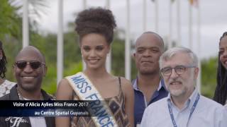 Visite de Miss France 2017 au CSG [upl. by Utley148]