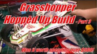 Tamiya Grasshopper Build  Part 3  Installing Power [upl. by Schonfeld425]