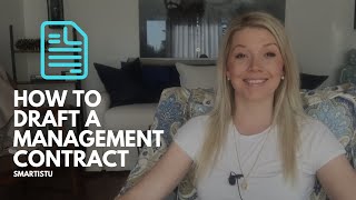 Artist Management Contract How To Draft One With Doc Template [upl. by Yrallam495]