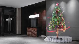 3D Hologram Christmas Tree [upl. by Anoid540]